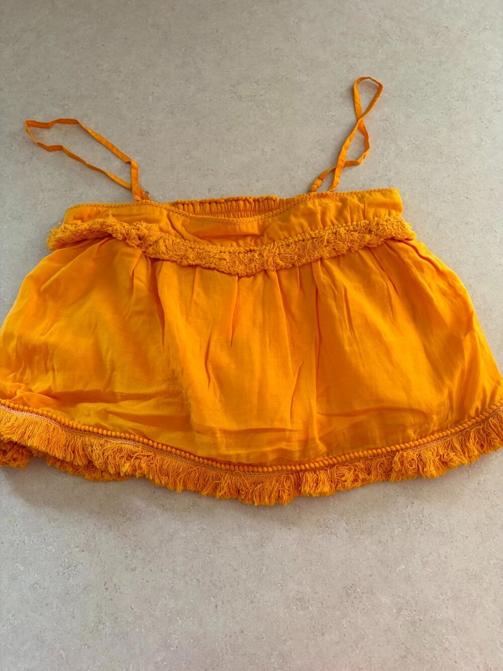Tessora Yellow Orange Women's Camisole Top Size Small NWT